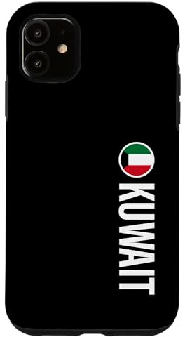 Hülle für iPhone 11 Kuwait-Flagge vertikal