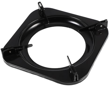 COOLHIYA Rejilla Resistente para Cocina de Gas Marco Cuadrado y Base Estable, Soporte Multifuncional para Estufas de Gas y Utensilios de Cocina en Hogar y Restaurante