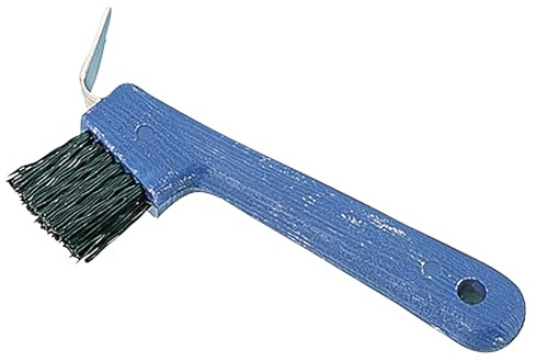 ROMA Deluxe Hoof Pick with Brush, Blue