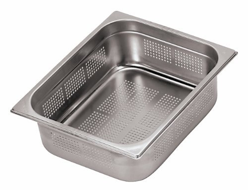 Gn 2/1 Forata Cm 65x53x4 Serie Gastronorm Inox