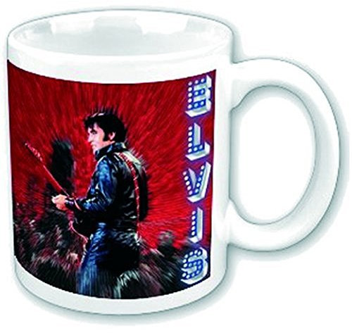 Elvis Presley - Shine - Keramik Tasse Mug Becher - Ø8,5 H9,5 cm