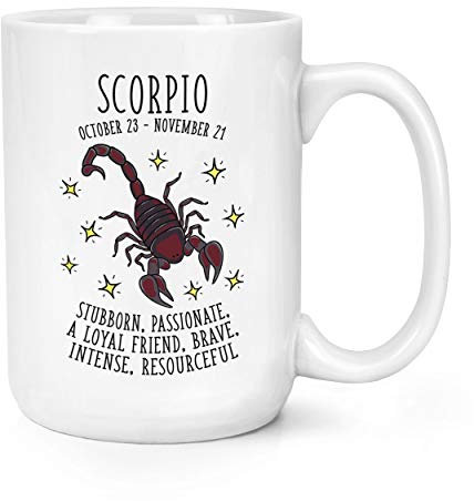 Escorpio Horóscopo 15oz Grande Taza
