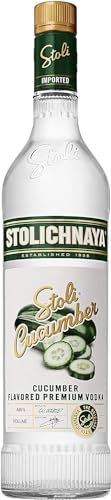 Vodka Stoli Cucumber con sabor a pepino.Excepcionalmente suave y versátil,regalo de vodka ideal para hombres y mujeres.Vodka premium con un delicioso sabor a pepino.Botella de 70 cl, 40% de alcohol