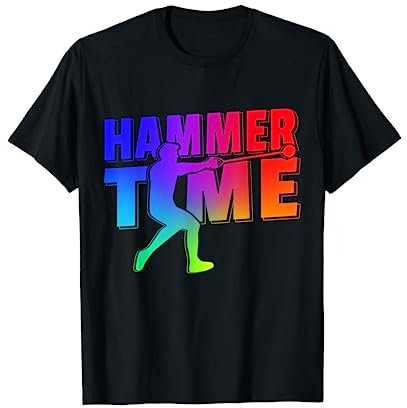 Hammerwurf Athlet T-Shirt Geschenk Hammerwerfer Wurfhammer T-Shirt