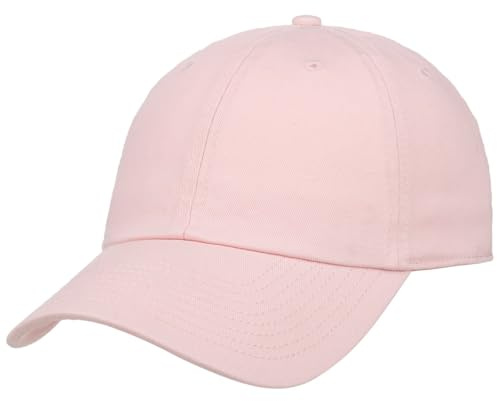 Dad Hat Strapback Cap Basecap Baseballcap Kappe Käppi Baumwollcap (One Size - rosa)