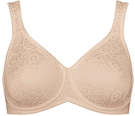 Triumph Damen BH Lovely Minimizer W X, mit Bügel, ohne Polsterung, Verstellbare Träger, 80F, Nude Beige