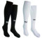 Sportsocks Kingdom Damen Herren Volleyballsocken Sport Kniestrümpfe (Weiß, 38-42)