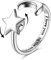 Milacolato S925 Sterling Silber Ringe für Damen Einstellbarer Offener Band Ring Mondstern Ring I Love You to The Moon Ring für Damen Oder Deinen Liebhaber mit Geschenkbox