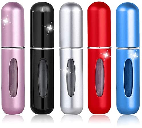 Perfume Atomiser Bottles 5ml, Portable Refillable Perfume Atomizer Bottle, Mini Travel Perfume Atomizer (5Pcs)