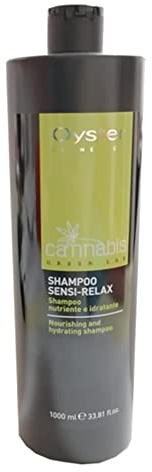 Oyster Cosmetics Shampoo for Sensitive Hair - Relax, Nährend and Feuchtigkeitscreme Effekt, Cannabis 1000 ml