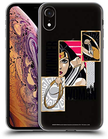 Head Case Designs Offizielle Wonder Woman DC Comics Waffen Grafik Kunstarten Gel Handyhülle Hülle [Militärischer Schutzgrad] Kompatibel mit Apple iPhone XR