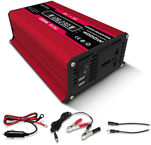 Fowybe Generatore Portatile, Centrale Elettrica con Pannello Solare 18W, Generatori di Backup per centrali elettriche con Presa da 220 V CA per Camper all'aperto, Campeggio, Via