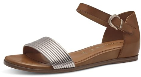 Tamaris Damen Flat Sandals Leder