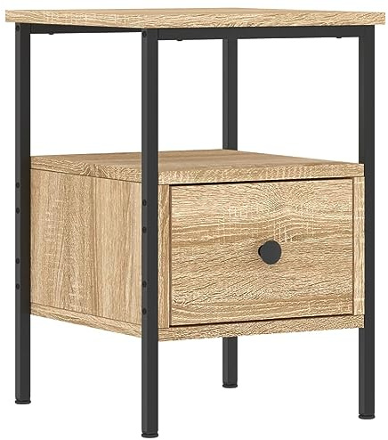 vidaXL Nachttisch Sonoma-Eiche 34x36x50 cm Holzwerkstoff