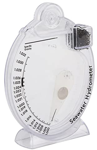 Zyyini Meereshydrometer, Leicht Ablesbarer Schwerkrafttest für Aquarien, Haustiere, Aquarium für Aquarien (HD-T-H018)