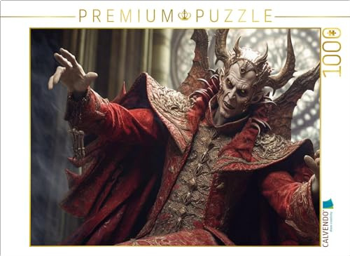 CALVENDO Puzzle Mephistopheles von Johann Wolfgang von Goethe | 1000 Teile Lege-Größe 64 x 48 cm Foto-Puzzle für glückliche Stunden