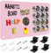 Raweao Magnetic Board for Fridge Magnets Display Board for Wall, A3 Small Strong Magnetic Board for Kids Room, Ultra Thin Steel Board for Holiday Magnets