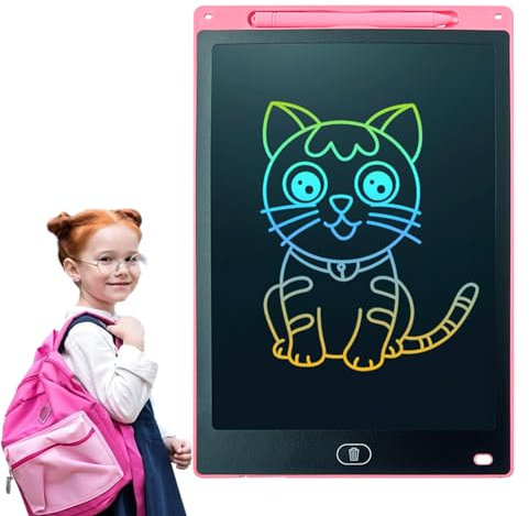 Bloc de dibujo LCD | Tablero LCD portátil para escritura de dibujo, tablero de dibujo amigable con los ojos para niños para jardín de infantes, guardería, sala de estar, dormitorio, coche Zorq