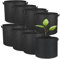 8Pcs Pflanzsack 3 Gallonen PflanzsäCke Stofftopf 12l Pflanzensack Pflanzsack 12l Pflanztaschen Growbag Stofftopf 3 Gallon Plant Bag PflanzsäCke für Balkon Garten PflanzsäCke FüR GemüSe Blumen