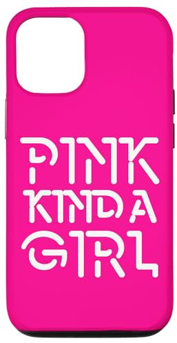 Custodia per iPhone 13 GRANDE RAGAZZA ROSA GRASSETTO: UNA GRANDE RAGAZZA TUTTA NERA