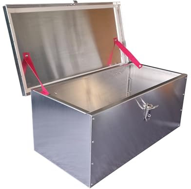 Schneck Alukiste 45l Transportkiste Werkzeugkiste Deichselbox Anhänger Box Truckbox