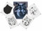 TS-010 Tattoo Style Schablone für Acryl, Airbrush, Spray, Lacke und Wandfarbe (A5)