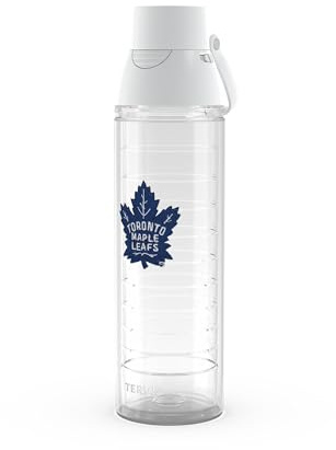 Tervis Venture® Lite Tritan 24oz Venture™ Lite with 2-in-1 VersaLid® | NHL® Toronto Maple Leafs® - Embroidered Emblem | Made in America, Leakproof, Double-Wall Vacuum Insulated, Keeps Drinks Cold