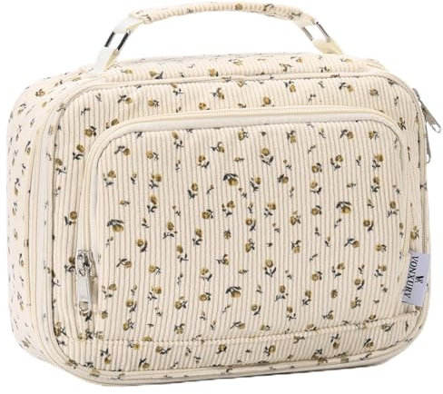 VX VONXURY Federmäppchen, Großes Fassungsvermögen Federtasche, tragbarer Stift-Organizer mit 2 Abnehmbaren Ebenen, 54 Stück, Maeppchen für Schule, Büro, Uni, Make-up-Tasche
