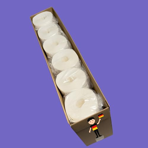 Clean Pads Rolle 4x5cm 13-lagig 12000er Pack – Flusenfreie & Fusselfreie Zelettenrolle für Nägel – Zellstoff für Maniküre und Modellage für perfekte Ergebnisser
