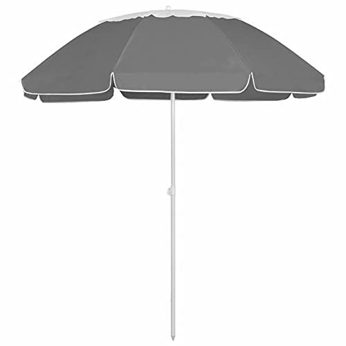 LAPOOH Strandschirm, Sonnwnschirm, Sonnenschirm, Parasol, Ampelschirm, Anthrazit 300 cm