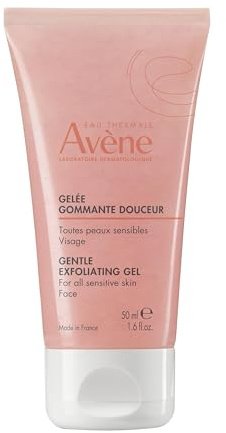 AVENE Essential - Gentle Exfoliating Gel - Soothes & Purifies - Removes Dead Cells & Impurities - With Cellulose Micro-Beads, Jojoba Wax & Avène Thermal Spring Water - All Skin Types - 50 ml