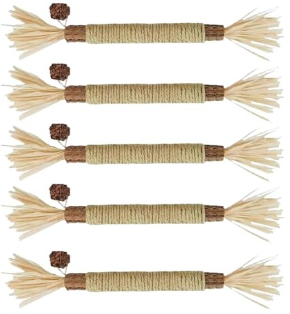 Fenayuu Silver Vine Sticks for Cats, Pack of 5 Edible Catnip Treat Toys for Licking - Kitten Chew Toy for Teeth Cleaning, Enriching Pet Accessories for Boredom