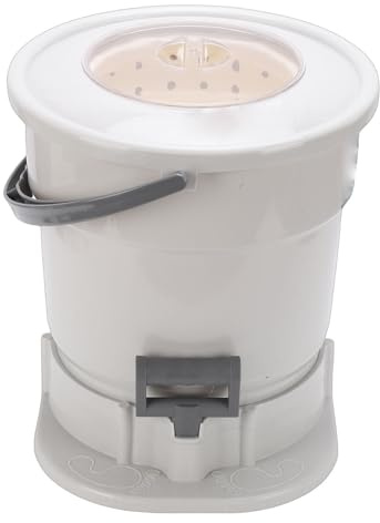 Zhjvihx Sèche-linge Manuel Portable sans électricité Nécessaire avec Couvercle Transparent, Tuyau de Drainage de 4,9 Pieds pour Appartements, Dortoirs, Camping, Camping-car, Déshydrateur