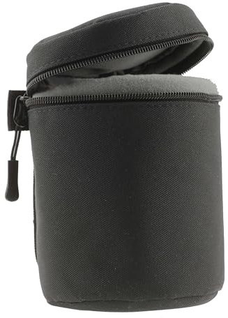 Navitech Black Water Resistant Camera Lens Protective Case Pouch - Compatible with Sony 55-210mm f/4.5-6.3 OSS E-Mount Telephoto Zoom Lens