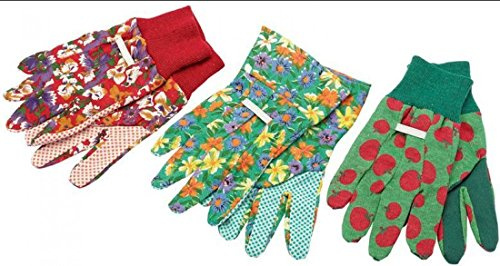 Draper 18253 Gardening Gloves (Pack of 3)