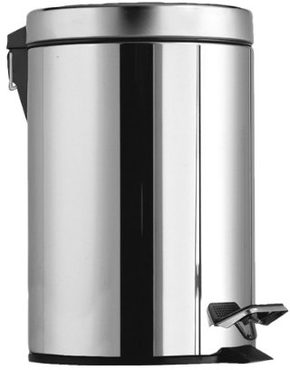 Enzo Rodi BRAVAT by DIETSCHE Kosmetikeimer Badeimer 3L Edelstahl glänzend mit Soft-Close Funktion