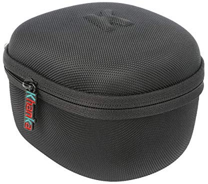 Khanka EVA Aufbewahrungstasche Travel Hard Case Cover Tasche für Howard Leight Impact Sport OD Elektrische zusammenklappbar Ohrenschützer Muffs. – Inklusive Klettverschluss Mesh Tasche für Zubehör