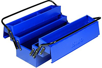 Caja portaherramientas 2 asas y 5 bandejas 500x210x245mm
