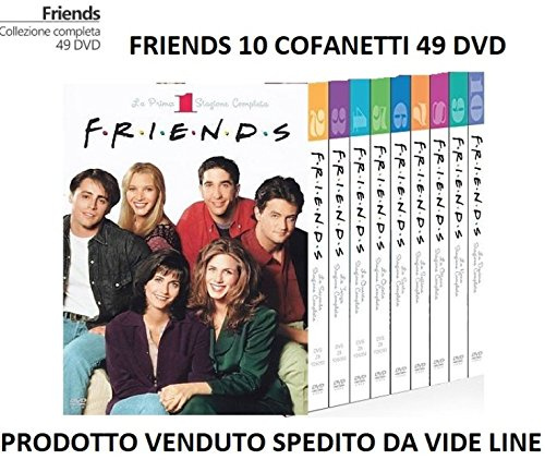 FRIENDS - Serie Completa da 1 a 10 Cofanetti Singoli (49 Dischi) IN ITALIANO