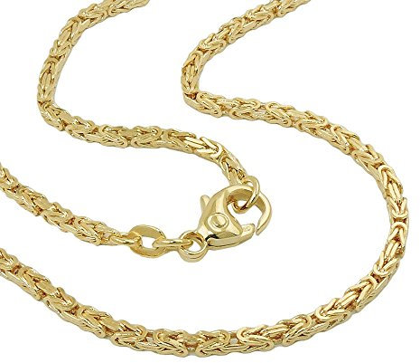 Königskette 537001 - ca.2x2mm 14Kt Gold 50cm