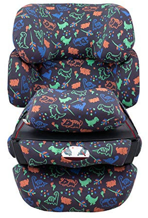 JYOKO KIDS Bezug für Autositz, Kindersitz kompatibel mit Cybex Pallas Fix, 2 Fix, aus Baumwolle (Happy Dino)