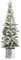 Nearly Natural Künstlicher Weihnachtsbaum, beflockt, in Dose, 91 cm