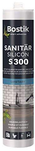 Bostik S300 Sanitärsilicon grau 1K Silikon Dichtstoff 300ml Kartusche
