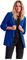 PIECES Femme Pcboss 3/4 Noos Blazer, Bleu Mazarine., XS EU