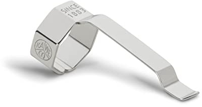 Kaweco PERKEO Stift Clip Silber für Perkeo Serie I Stifte Halterung mit dezentem Logo als schönes Accessoire für Füllhalter und Rollerball aus Edelstahl