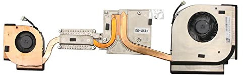 RTDPART Ventilador de CPU para Ordenador portátil y disipador de Calor para Lenovo ThinkPad P73 (Tipo 20QR, 20QS) 5H40S72917 CR2 N19M Ventilador + disipador de Calor Nuevo