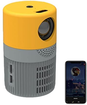 WEITING Proyector inteligente | Proyectores WiFi YT400 HD 1080P para exteriores | Proyector portátil compatible con Smartphone, TV, , Tablet, Ordenador y Laptop | exteriores | Proyector portátil compatible con Smartphone, TV, , Tablet, Ordenador y Laptop