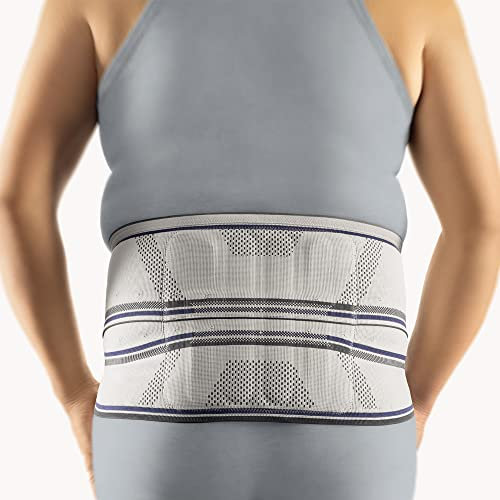 Bort Stabilo Basic Rückenbandage spezialweit mit Pelotte 3 silber