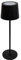 METRO Professional LED-Tischlampe aus Aluminium, kabellose Outdoor Stehlampe, USB Aufladbar, IP54, 2 Stück, schwarz
