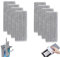 8 Piezas Mopa de Microfibra Cabecera de Repuesto, Recambio Microfibra Mopa Escoba, Almohadillas De Fregona Lavables, para el Hogar, Oficina, Madera Dura, Mármol, Azulejo